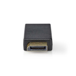 Nedis DisplayPort-Adapter | DisplayPort Male | HDMI™ Output | 4K@30Hz | Verguld | Recht | Rond | ABS | ABS | Antraciet | Doos