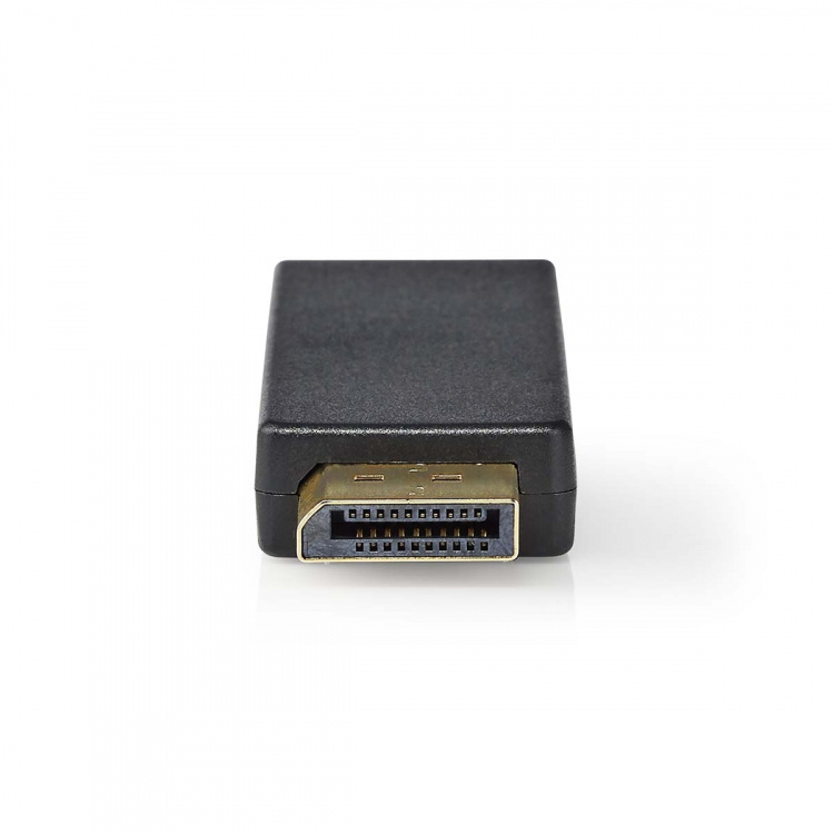 Nedis DisplayPort-Adapter | DisplayPort Male | HDMI™ Output | 4K@30Hz | Verguld | Recht | Rond | ABS | ABS | Antraciet | Doos