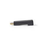 Nedis DisplayPort-Adapter | DisplayPort Male | HDMI™ Output | 4K@30Hz | Verguld | Recht | Rond | ABS | ABS | Antraciet | Doos