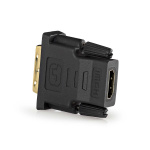 Nedis HDMI™-Adapter | HDMI™ Output | DVI-D 24+1-Pins Male | Verguld | Recht | PVC | Antraciet | 1 Stuks | Window Box