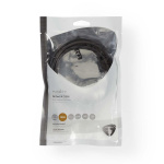 Nedis CAT5e Netwerkkabel | U/UTP | RJ45 Male | RJ45 Male | 2.00 m | Rond | LSZH | Antraciet | Polybag