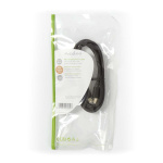 Nedis Mini DisplayPort-Kabel | DisplayPort 1.2 | Mini-DisplayPort Male | Mini-DisplayPort Male | 21.6 Gbps | Vernikkeld | 1.00 m | Rond | PVC | Zwart | Polybag