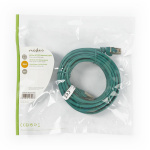 Nedis CAT5e Netwerkkabel | SF/UTP | RJ45 Male | RJ45 Male | 5.00 m | Rond | PVC | Groen | Polybag