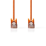 Nedis CAT5e Netwerkkabel | SF/UTP | RJ45 Male | RJ45 Male | 7.50 m | Rond | PVC | Oranje | Polybag