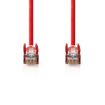 Nedis CAT5e Netwerkkabel | SF/UTP | RJ45 Male | RJ45 Male | 5.00 m | Rond | PVC | Rood | Polybag