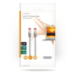 Nedis CAT6 Netwerkkabel | RJ45 Male | RJ45 Male | S/FTP | 10.0 m | Rond | LSZH | Grijs | Envelop