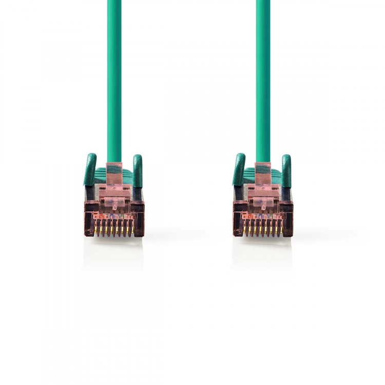 Nedis CAT6 Netwerkkabel | RJ45 Male | RJ45 Male | S/FTP | 3.00 m | Rond | LSZH | Groen | Envelop