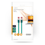 Nedis CAT6 Netwerkkabel | RJ45 Male | RJ45 Male | S/FTP | 5.00 m | Rond | LSZH | Groen | Envelop Nedis CAT6 Netwerkkabel | RJ45 Male | RJ45 Male | S/FTP | 5.00 m | Rond | LSZH | Groen | Envelop