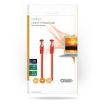 Nedis CAT6 Netwerkkabel | RJ45 Male | RJ45 Male | S/FTP | 5.00 m | Rond | LSZH | Rood | Envelop