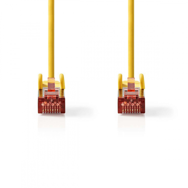 Nedis CAT6 Netwerkkabel | RJ45 Male | RJ45 Male | S/FTP | 3.00 m | Rond | LSZH | Geel | Envelop