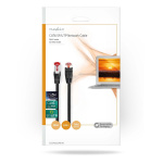 Nedis CAT6 Netwerkkabel | RJ45 Male | RJ45 Male | SF/UTP | 3.00 m | Rond | LSZH | Zwart | Envelop