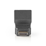Nedis HDMI™-Adapter | HDMI™ Connector | HDMI™ Output | Verguld | Zwenken | ABS | Zwart | 1 Stuks | Envelop