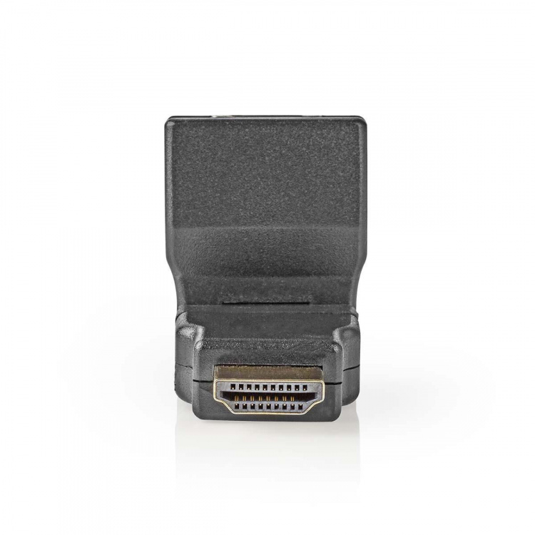 Nedis HDMI™-Adapter | HDMI™ Connector | HDMI™ Output | Verguld | Zwenken | ABS | Zwart | 1 Stuks | Envelop