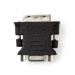 Nedis DVI-Adapter | DVI-I 24+5-Pin Male | VGA Female 15p | Vernikkeld | Recht | PVC | Zwart | Doos Nedis DVI-Adapter | DVI-I 24+5-Pin Male | VGA Female 15p | Vernikkeld | Recht | PVC | Zwart | Doos