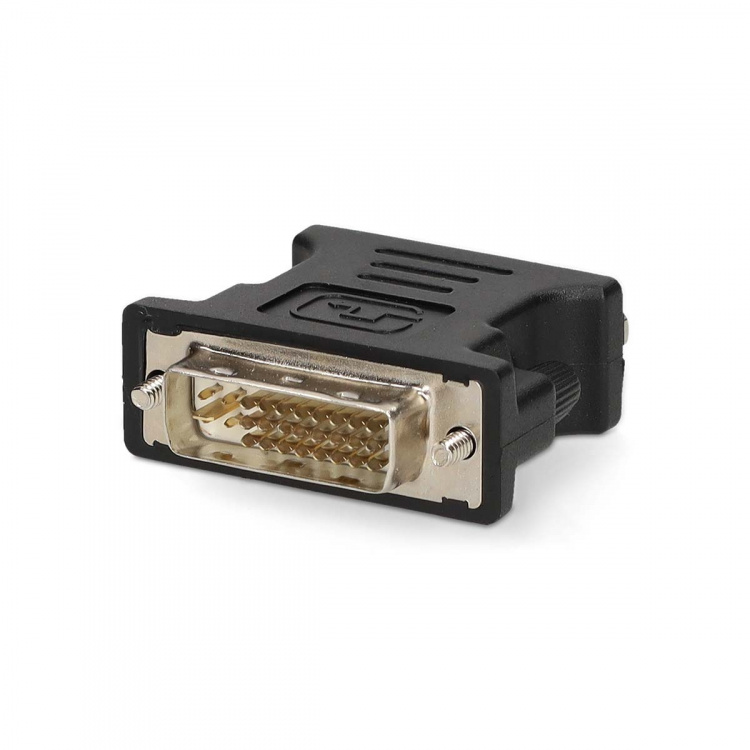 Nedis DVI-Adapter | DVI-I 24+5-Pin Male | VGA Female 15p | Vernikkeld | Recht | PVC | Zwart | Doos Nedis DVI-Adapter | DVI-I 24+5-Pin Male | VGA Female 15p | Vernikkeld | Recht | PVC | Zwart | Doos