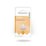 Nedis RJ45-Connector | Male | Solid STP CAT5 | Recht | Verguld | 10 Stuks | PVC | Transparant | Doos