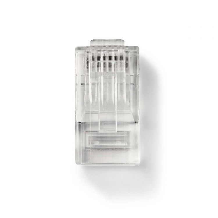 Nedis RJ45-Connector | Male | Solid UTP CAT6 | Recht | Verguld | 10 Stuks | Polycarbonate | Transparant | Doos Nedis RJ45-Connector | Male | Solid UTP CAT6 | Recht | Verguld | 10 Stuks | Polycarbonate | Transparant | Doos