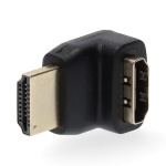 Nedis HDMI™-Adapter | HDMI™ Connector | HDMI™ Output | Verguld | 270° Gehoekt | ABS | Zwart | 1 Stuks | Doos