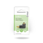 Nedis HDMI™-Adapter | HDMI™ Connector | HDMI™ Output | Verguld | 270° Gehoekt | ABS | Zwart | 1 Stuks | Doos