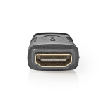 Nedis HDMI™-Adapter | HDMI™ Micro-Connector | HDMI™ Output | Verguld | Recht | ABS | Zwart | 1 Stuks | Doos Nedis HDMI™-Adapter | HDMI™ Micro-Connector | HDMI™ Output | Verguld | Recht | ABS | Zwart | 1 Stuks | Doos