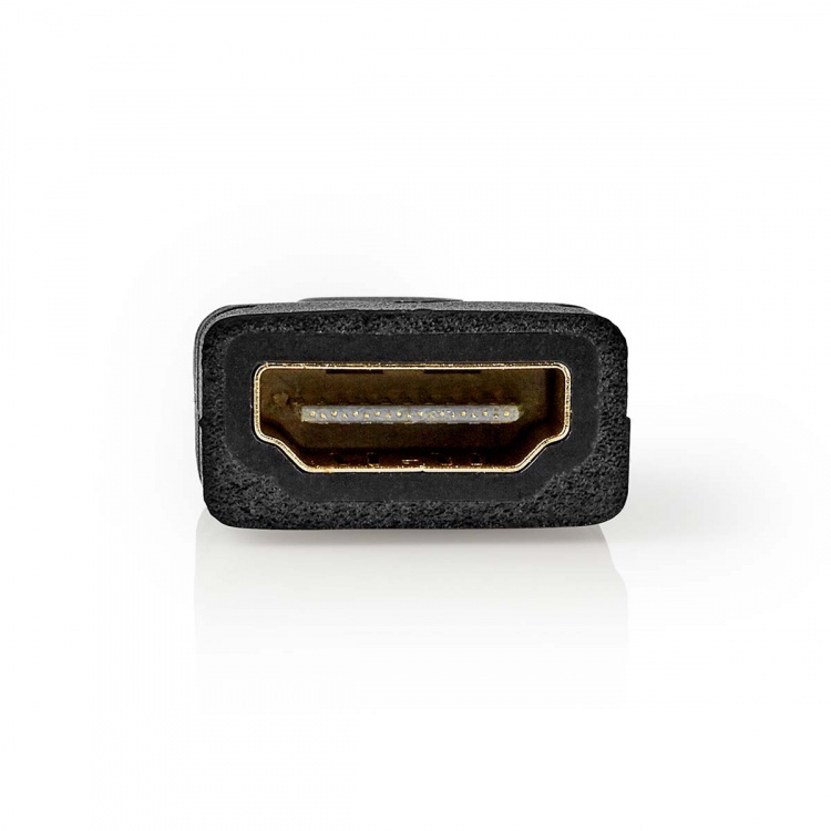 Nedis HDMI™-Adapter | HDMI™ Micro-Connector | HDMI™ Output | Verguld | Recht | ABS | Zwart | 1 Stuks | Doos Nedis HDMI™-Adapter | HDMI™ Micro-Connector | HDMI™ Output | Verguld | Recht | ABS | Zwart | 1 Stuks | Doos