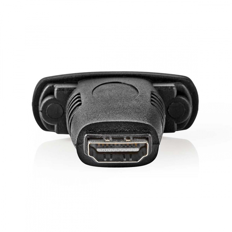 Nedis HDMI™-Adapter | HDMI™ Input | DVI-D 24+1-Pins Female | Vernikkeld | Recht | ABS | Zwart | 1 Stuks | Doos