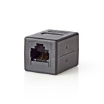 Nedis Netwerkkoppeling | CAT5e / CAT6 | Onafgeschermd | RJ45 Female | RJ45 Female | Recht | ABS | Doos