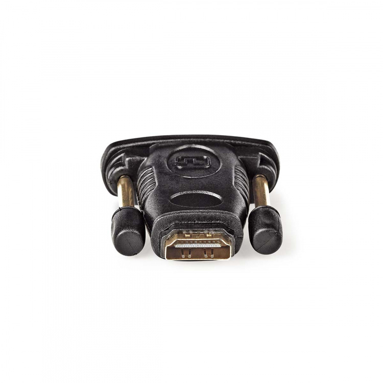 Nedis HDMI™-Adapter | DVI-D 24+1-Pins Male | HDMI™ Output | Vernikkeld | Recht | ABS | Zwart | 1 Stuks | Doos