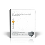 Nedis Netwerk Kabel Rol | CAT6 | Stranded | U/UTP | Koper | 100.0 m | Binnenshuis | Rond | PVC | Grijs | Gift Box