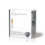 Nedis Netwerk Kabel Rol | CAT6 | Stranded | U/UTP | Koper | 100.0 m | Binnenshuis | Rond | PVC | Grijs | Gift Box