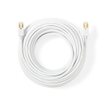 Nedis CAT6 Netwerkkabel | RJ45 Male | RJ45 Male | F/UTP | 10.0 m | Rond | LSZH / PVC | Wit | Window Box
