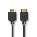 Nedis Ultra High Speed ​​HDMI™-Kabel | HDMI™ Connector | HDMI™ Connector | 8K@60Hz | 48 Gbps | 2.00 m | Rond | 6.5 mm | Antraciet | Doos