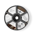 Nedis Speaker-Kabel | 2 x 0.75 mm² | Koper | 100.0 m | Rond | PVC | Rood / Zwart | Rol Nedis Speaker-Kabel | 2 x 0.75 mm² | Koper | 100.0 m | Rond | PVC | Rood / Zwart | Rol