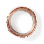 Nedis Speaker-Kabel | 2 x 0.75 mm² | CCA | 15.0 m | Rond | PVC | Transparant | Folieverpakking