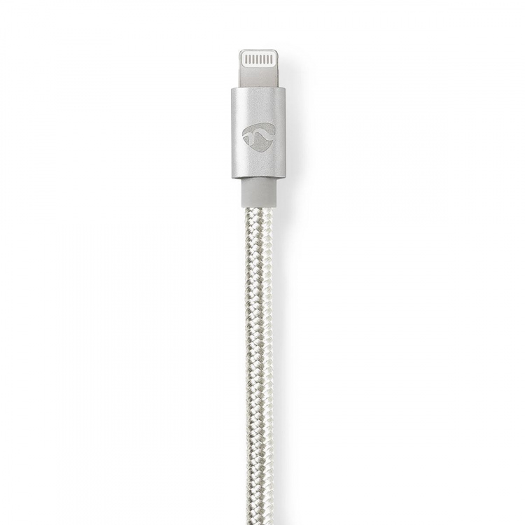 Nedis Lightning-Adapter | Apple Lightning 8-Pins | 3,5 mm Male | Verguld | 1.00 m | Rond | Nylon | Cover Window Box
