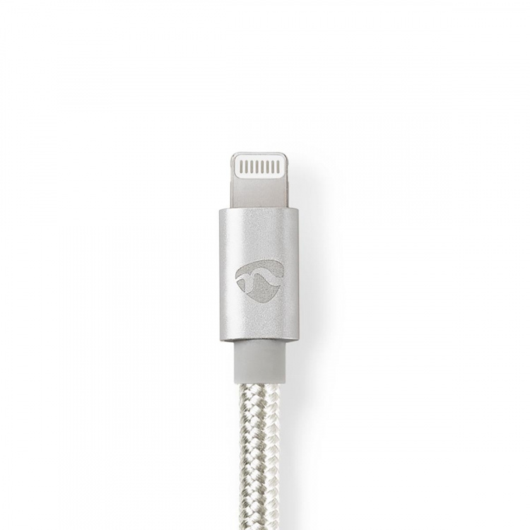 Nedis Lightning-Adapter | Apple Lightning 8-Pins | 3,5 mm Male | Verguld | 1.00 m | Rond | Nylon | Cover Window Box