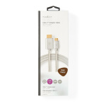 Nedis USB-C™ Adapter | USB 3.2 Gen 1 | USB-C™ Male | HDMI™ Connector | 4K@60Hz | 18 Gbps | 2.00 m | Rond | Verguld | Gevlochten / Nylon | Aluminium | Cover Window Box Nedis USB-C™ Adapter | USB 3.2 Gen 1 | USB-C™ Male | HDMI™ Connector | 4K@60Hz | 18 Gbps | 2.00 m | Rond | Verguld | Gevlochten / Nylon | Aluminium | Cover Window Box