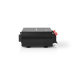Nedis Speaker Control Box | 2 poort(en) | Klemmen | Luidspreker Impedantie: 4-16 Ohm | Maximale Belasting per Kanaal: 150 W | Aluminium | Zwart