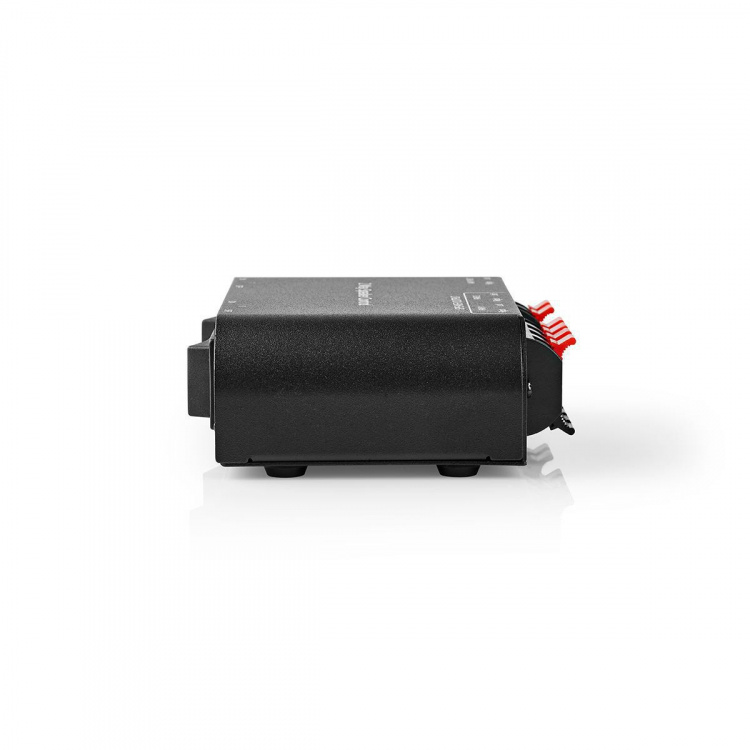 Nedis Speaker Control Box | 2 poort(en) | Klemmen | Luidspreker Impedantie: 4-16 Ohm | Maximale Belasting per Kanaal: 150 W | Aluminium | Zwart