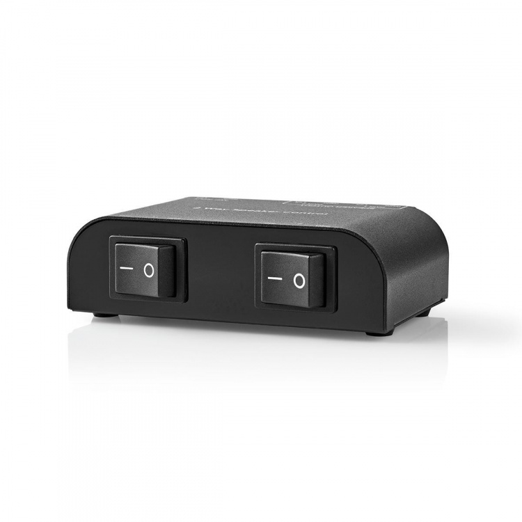 Nedis Speaker Control Box | 2 poort(en) | Klemmen | Luidspreker Impedantie: 4-16 Ohm | Maximale Belasting per Kanaal: 150 W | Aluminium | Zwart