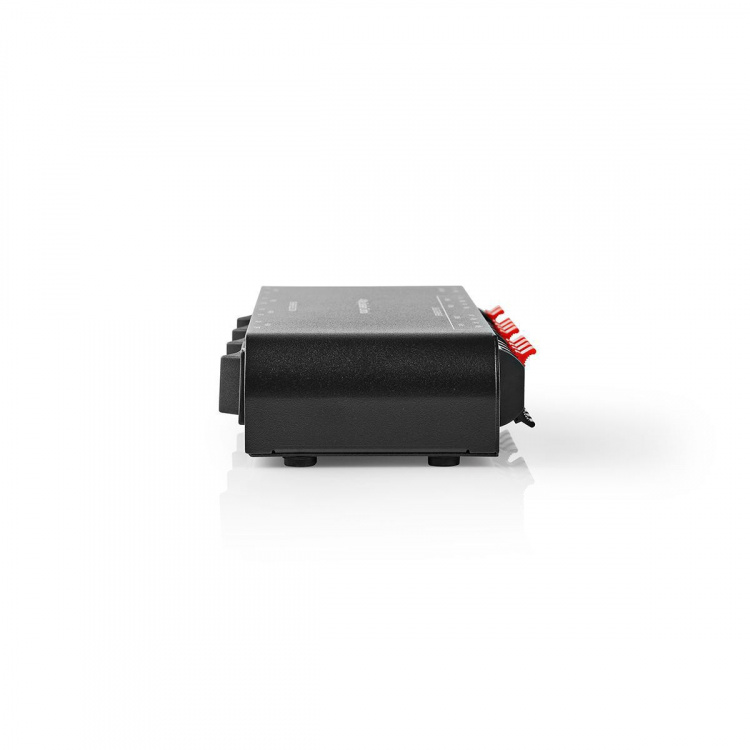 Nedis Speaker Control Box | 4-Poorts poort(en) | Klemmen | Luidspreker Impedantie: 4-16 Ohm | Maximale Belasting per Kanaal: 200 W | Aluminium | Zwart Nedis Speaker Control Box | 4-Poorts poort(en) | Klemmen | Luidspreker Impedantie: 4-16 Ohm | Maximale Belasting per Kanaal: 200 W | Aluminium | Zwart