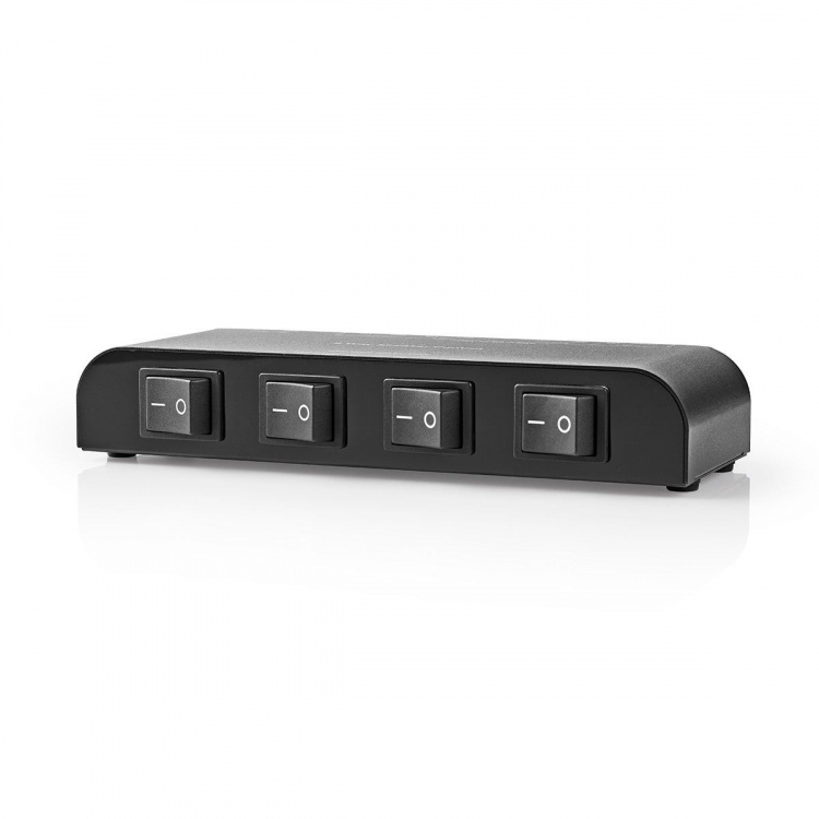 Nedis Speaker Control Box | 4-Poorts poort(en) | Klemmen | Luidspreker Impedantie: 4-16 Ohm | Maximale Belasting per Kanaal: 200 W | Aluminium | Zwart Nedis Speaker Control Box | 4-Poorts poort(en) | Klemmen | Luidspreker Impedantie: 4-16 Ohm | Maximale Belasting per Kanaal: 200 W | Aluminium | Zwart