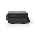Nedis Speaker Control Box | 2 poort(en) | Terminal Schroeven | Luidspreker Impedantie: 4-16 Ohm | Maximale Belasting per Kanaal: 150 W | Aluminium | Zwart