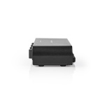 Nedis Speaker Control Box | 4-Poorts poort(en) | Terminal Schroeven | Luidspreker Impedantie: 4-16 Ohm | Maximale Belasting per Kanaal: 200 W | Aluminium | Zwart