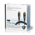 Nedis Actieve Optische High Speed HDMI™-Kabel met Ethernet | HDMI™ Connector | HDMI™ Connector | 4K@60Hz | 18 Gbps | 15.0 m | Rond | PVC | Zwart | Gift Box Nedis Actieve Optische High Speed HDMI™-Kabel met Ethernet | HDMI™ Connector | HDMI™ Connector | 4K@60Hz | 18 Gbps | 15.0 m | Rond | PVC | Zwart | Gift Box