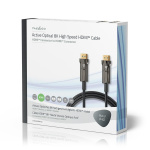 Nedis Actieve Optische Ultra High Speed HDMI™-Kabel met Ethernet | HDMI™ Connector | HDMI™ Connector | 8K@60Hz | 48 Gbps | 10.0 m | Rond | PVC | Zwart | Gift Box Nedis Actieve Optische Ultra High Speed HDMI™-Kabel met Ethernet | HDMI™ Connector | HDMI™ Connector | 8K@60Hz | 48 Gbps | 10.0 m | Rond | PVC | Zwart | Gift Box