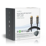 Nedis Actieve Optische Ultra High Speed HDMI™-Kabel met Ethernet | HDMI™ Connector | HDMI™ Connector | 8K@60Hz | 48 Gbps | 30.0 m | Rond | PVC | Zwart | Gift Box Nedis Actieve Optische Ultra High Speed HDMI™-Kabel met Ethernet | HDMI™ Connector | HDMI™ Connector | 8K@60Hz | 48 Gbps | 30.0 m | Rond | PVC | Zwart | Gift Box