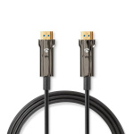 Nedis Actieve Optische Ultra High Speed HDMI™-Kabel met Ethernet | HDMI™ Connector | HDMI™ Connector | 8K@60Hz | 48 Gbps | 50.0 m | Rond | PVC | Zwart | Gift Box Nedis Actieve Optische Ultra High Speed HDMI™-Kabel met Ethernet | HDMI™ Connector | HDMI™ Connector | 8K@60Hz | 48 Gbps | 50.0 m | Rond | PVC | Zwart | Gift Box