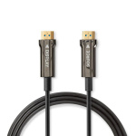 Nedis Actieve Optische Ultra High Speed HDMI™-Kabel met Ethernet | HDMI™ Connector | HDMI™ Connector | 8K@60Hz | 48 Gbps | 50.0 m | Rond | PVC | Zwart | Gift Box Nedis Actieve Optische Ultra High Speed HDMI™-Kabel met Ethernet | HDMI™ Connector | HDMI™ Connector | 8K@60Hz | 48 Gbps | 50.0 m | Rond | PVC | Zwart | Gift Box
