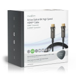 Nedis Actieve Optische Ultra High Speed HDMI™-Kabel met Ethernet | HDMI™ Connector | HDMI™ Connector | 8K@60Hz | 48 Gbps | 50.0 m | Rond | PVC | Zwart | Gift Box Nedis Actieve Optische Ultra High Speed HDMI™-Kabel met Ethernet | HDMI™ Connector | HDMI™ Connector | 8K@60Hz | 48 Gbps | 50.0 m | Rond | PVC | Zwart | Gift Box